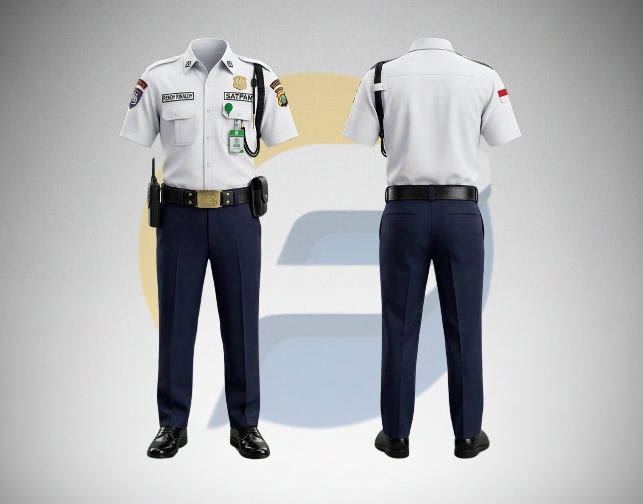 Seragam Satpam Putih